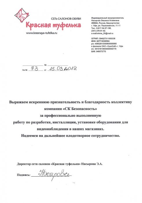 Красная туфелька